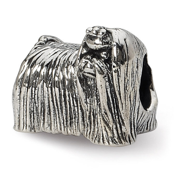 Maltese Dog Bead - Sterling Silver QRS1270, MPN: QRS1270, 883957302331