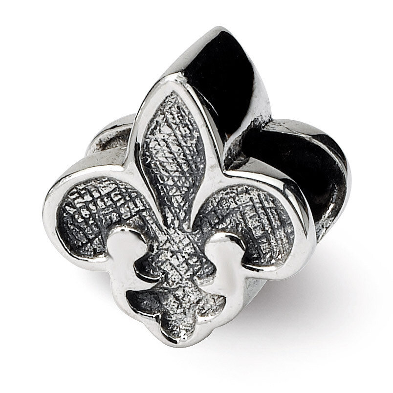 Fleur de Lis Bead - Sterling Silver QRS1293, MPN: QRS1293, 883957302539