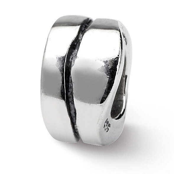 Wavy Spacer Bead - Sterling Silver QRS136
