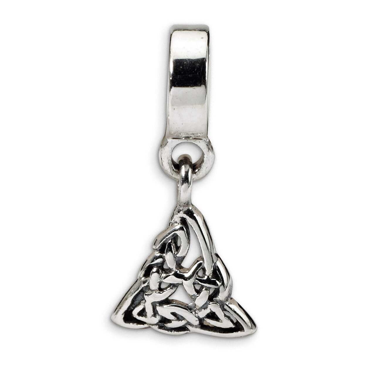 Celtic Trinity Dangle Bead - Sterling Silver QRS1376, MPN: QRS1376, 883957303369