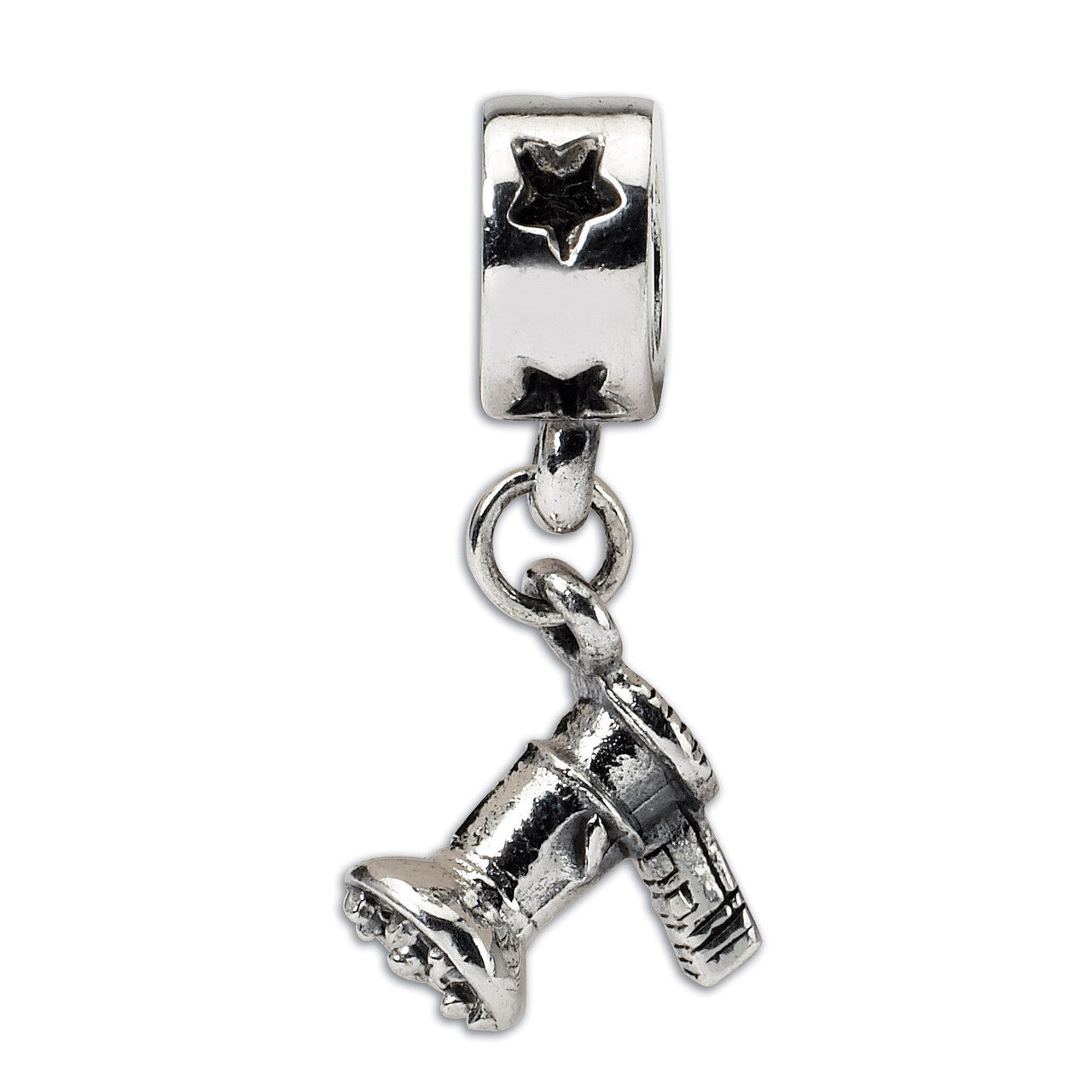 Hair Dryer Dangle Bead - Sterling Silver QRS1384, MPN: QRS1384, 883957303444