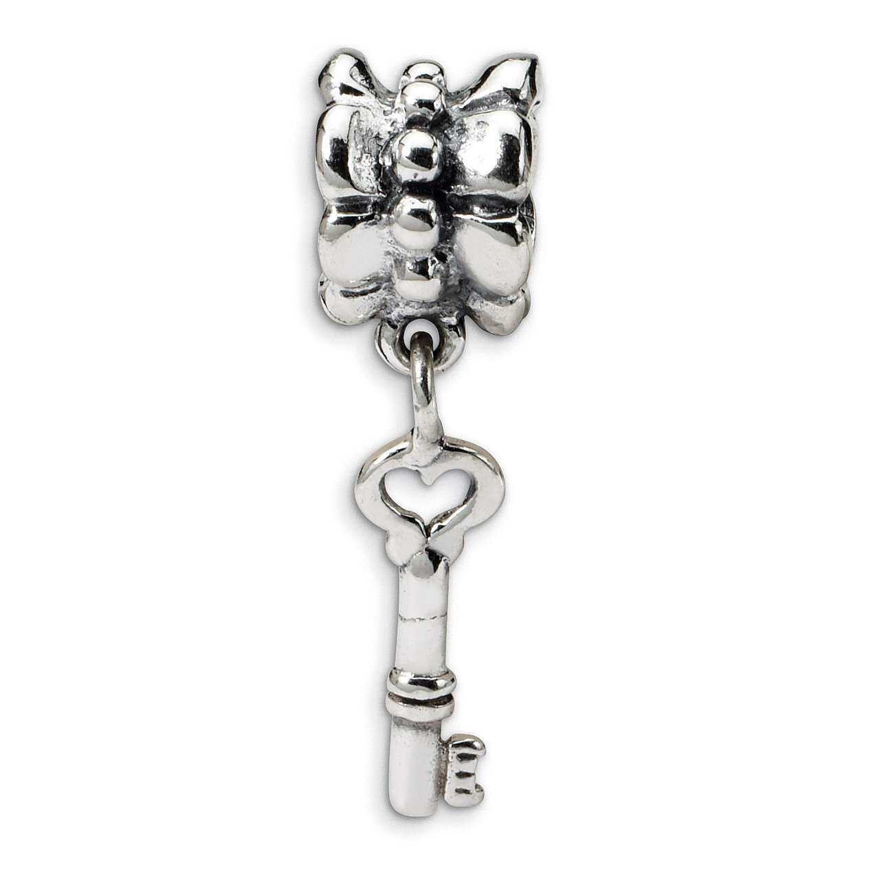 Key Dangle Bead - Sterling Silver QRS1396, MPN: QRS1396, 883957303567