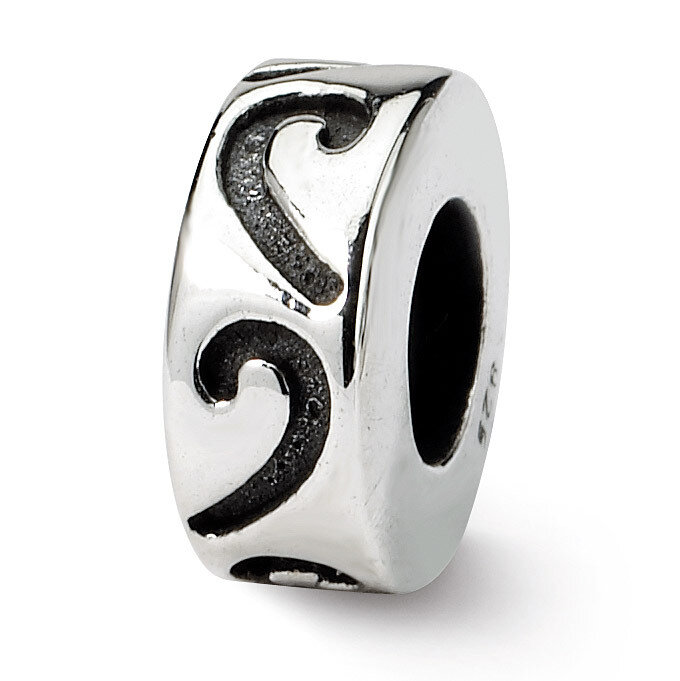 Stopper Spacer Bead - Sterling Silver QRS1402, MPN: QRS1402, 883957304410
