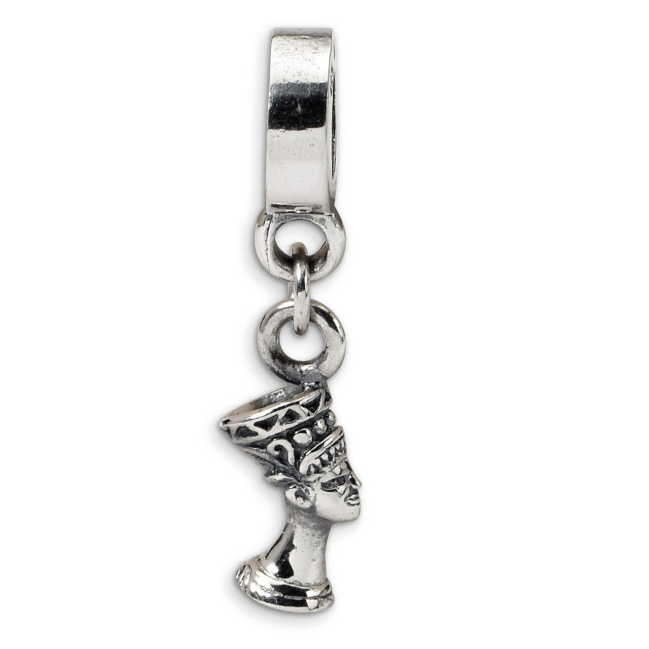 Nefertiti Dangle Bead - Sterling Silver QRS1615, MPN: QRS1615, 883957307299