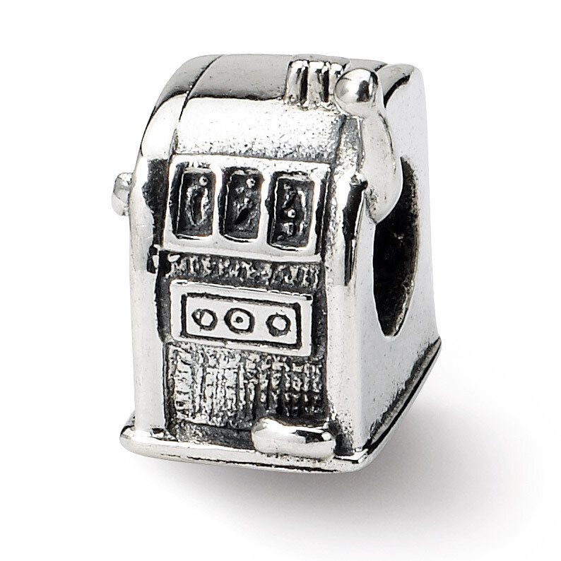 Slot Machine Bead - Sterling Silver QRS1621, MPN: QRS1621, 883957307350