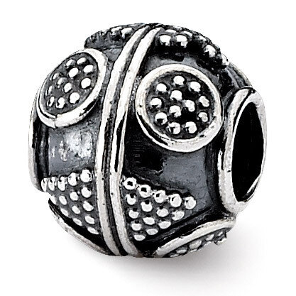 Artisan Bead - Sterling Silver QRS1831, MPN: QRS1831, 883957310343