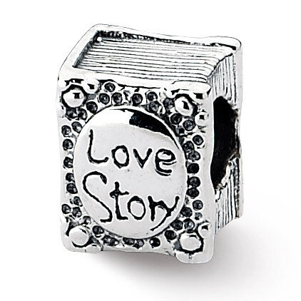 Love Story Book Bead - Sterling Silver QRS1904, MPN: QRS1904, 883957311005