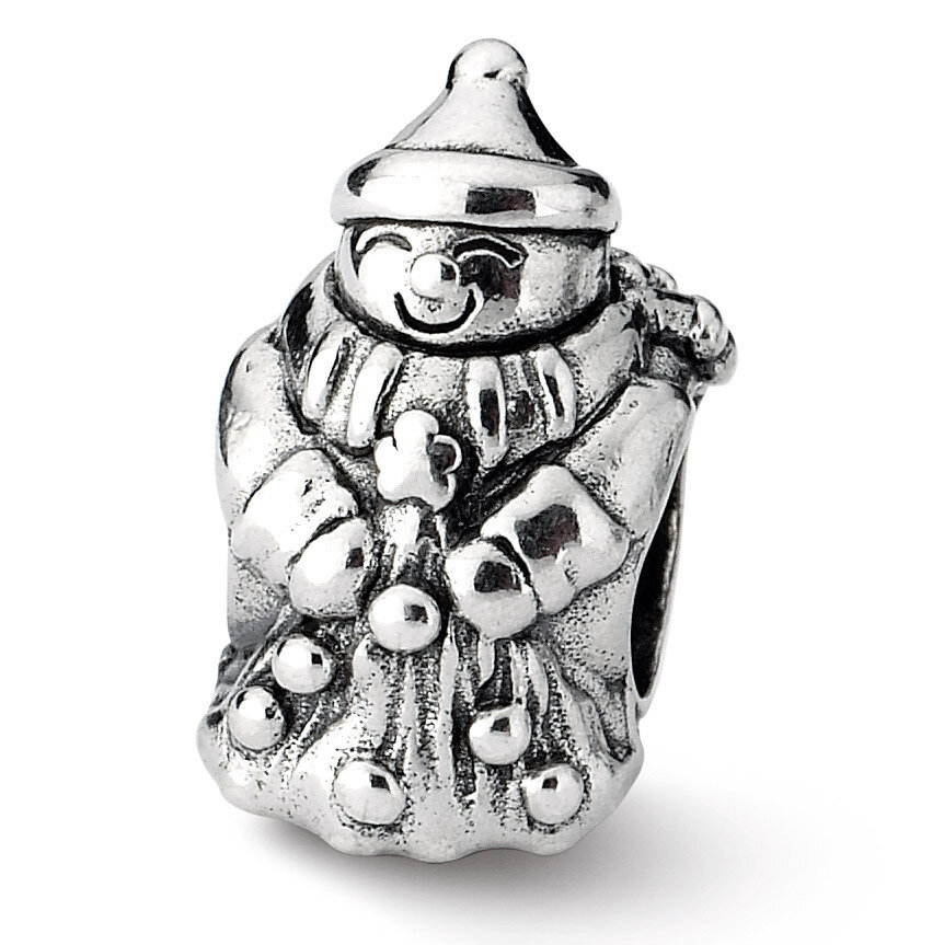 Snowman Bead - Sterling Silver QRS1968, MPN: QRS1968, 883957505701