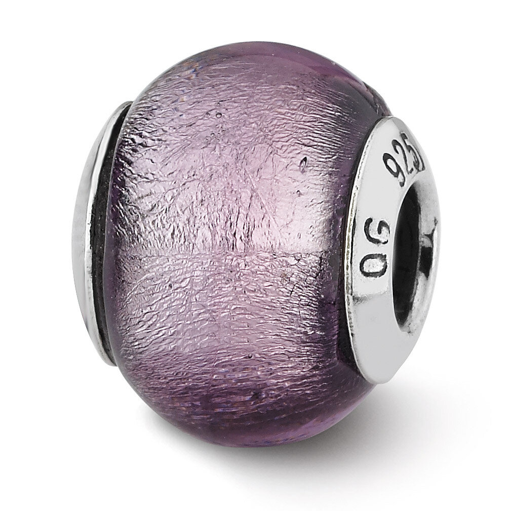 Lavender Murano Bead - Sterling Silver QRS1981, MPN: QRS1981, 883957505824