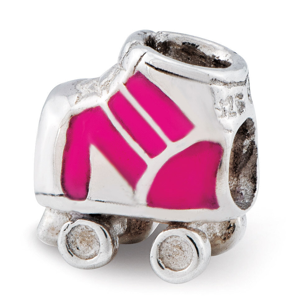 Rollerskate Bead - Sterling Silver QRS2393, MPN: QRS2393, 883957680781