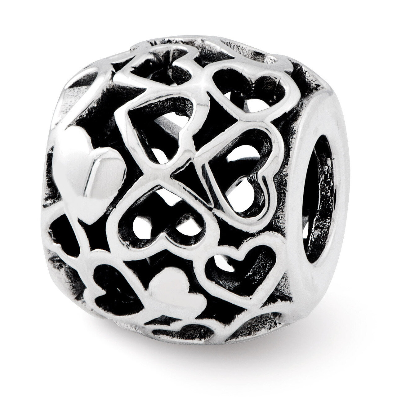Hearts Bali Bead - Sterling Silver QRS2428, MPN: QRS2428, 886774991351