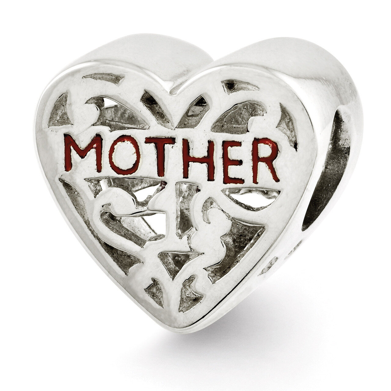Enameled Mother Bead - Sterling Silver QRS2644, MPN: QRS2644, 886774991474