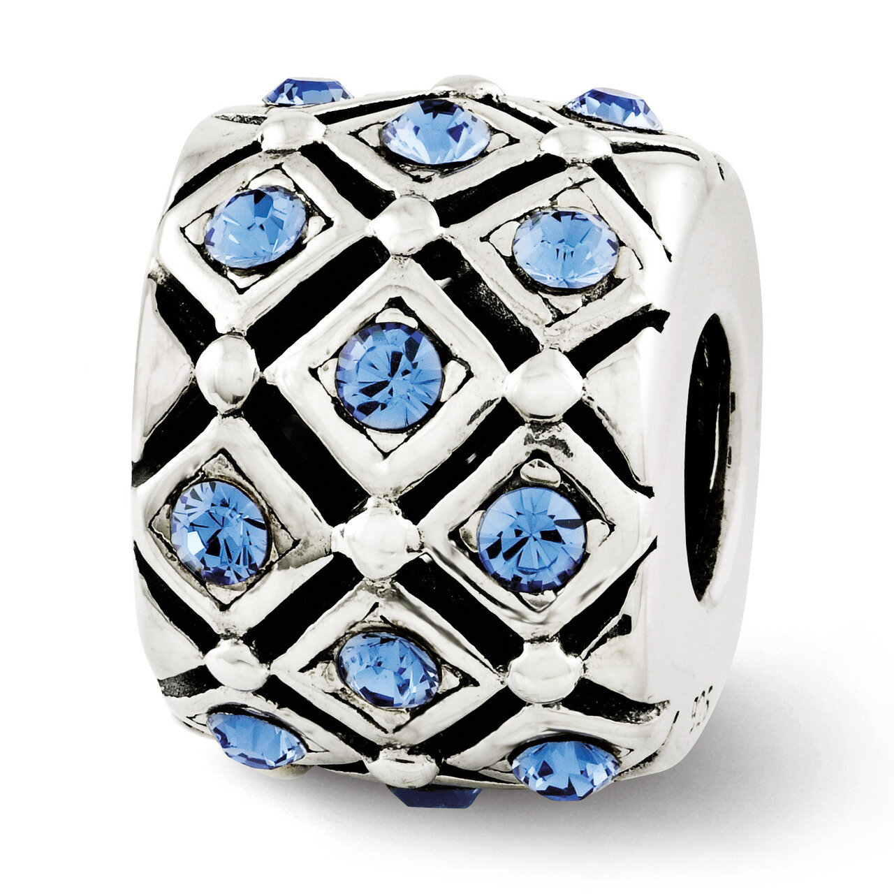 September Swarovski Elements Bead - Sterling Silver QRS2686SEPT, MPN: QRS2686SEPT, 886774992341