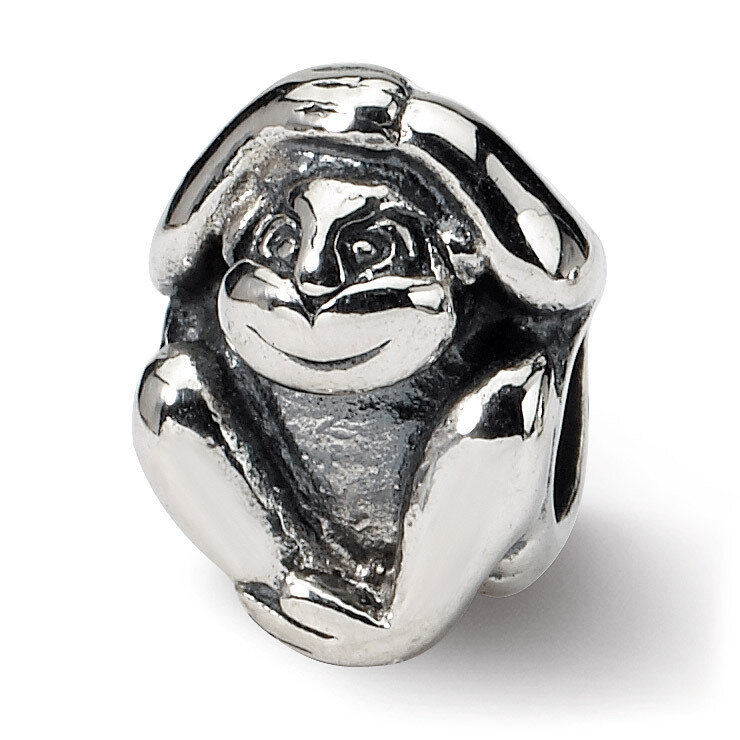 Monkey Bead - Sterling Silver QRS277, MPN: QRS277, 883957721750