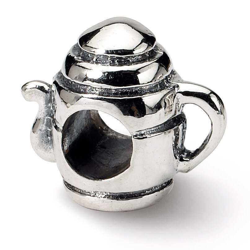 Teapot Bead - Sterling Silver QRS279, MPN: QRS279, 883957722160