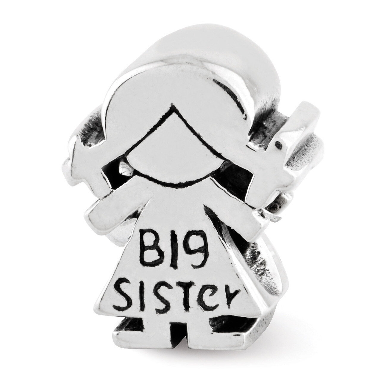 Big Sister Bead - Sterling Silver QRS2924