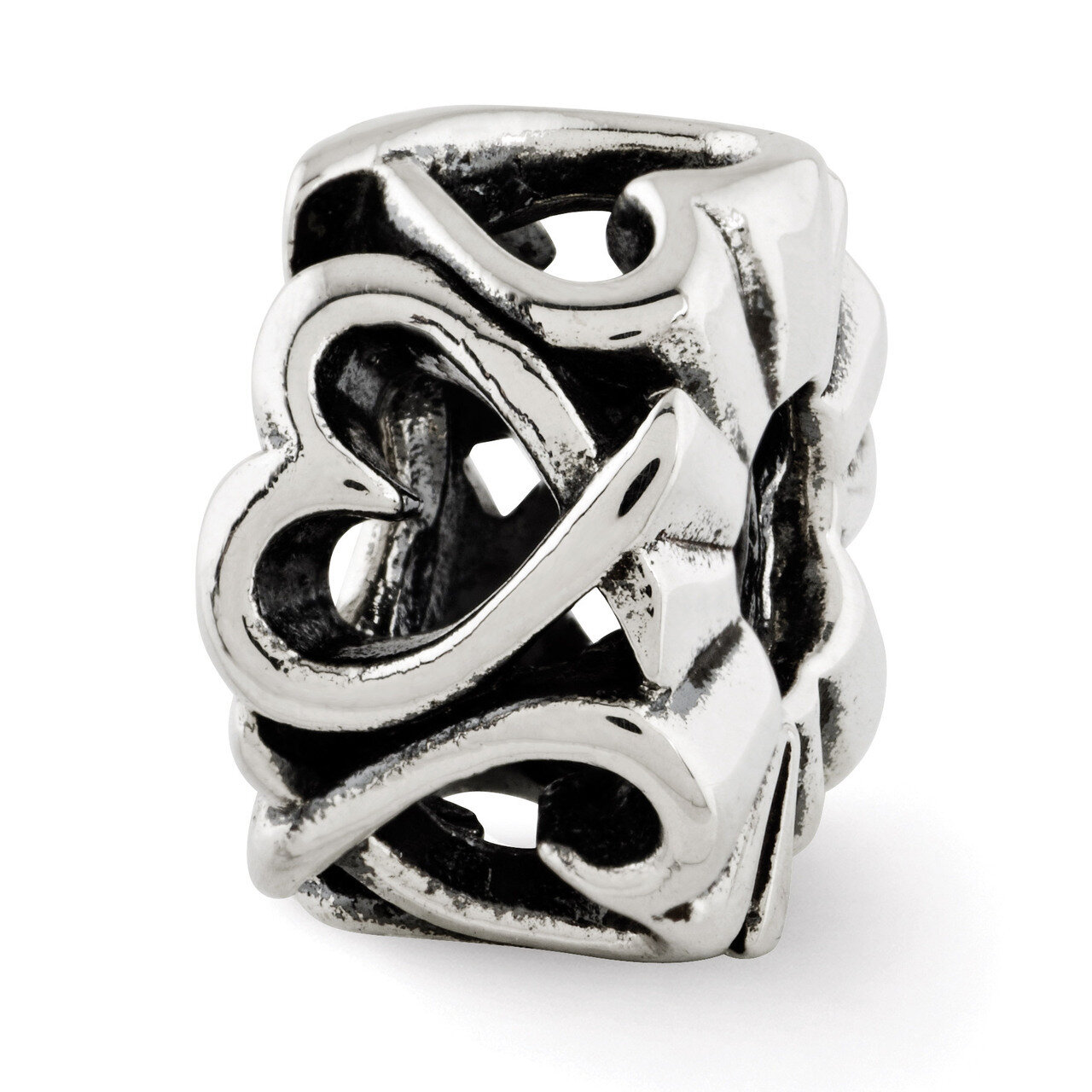Hearts Bead - Sterling Silver QRS2969, MPN: QRS2969, 886774991344