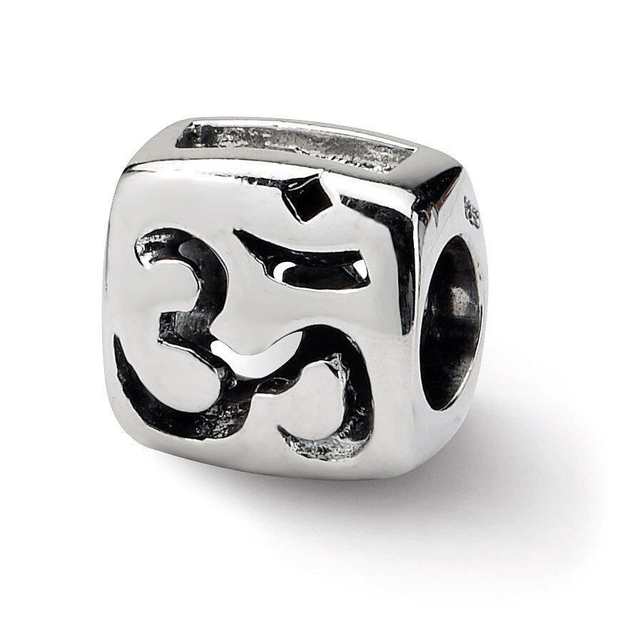 Om Symbol Bead - Sterling Silver QRS313, MPN: QRS313, 883957722092