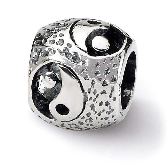 Yin Yang Bead - Sterling Silver QRS316, MPN: QRS316, 883957722122