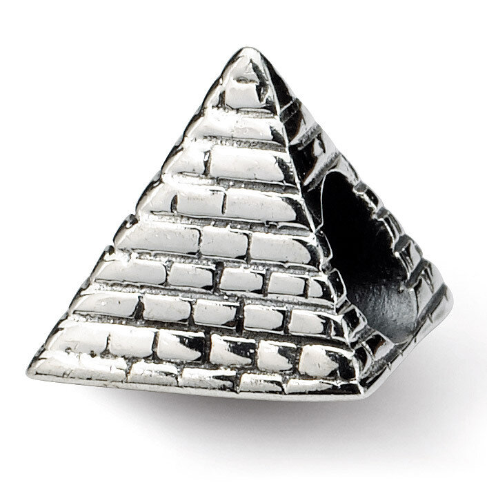 Pyramid Bead - Sterling Silver QRS331