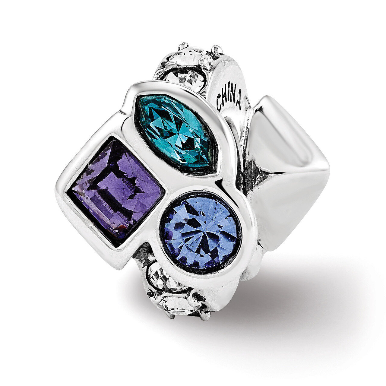 Swarovski Elements Bead - Sterling Silver QRS3346, MPN: QRS3346, 886774963365