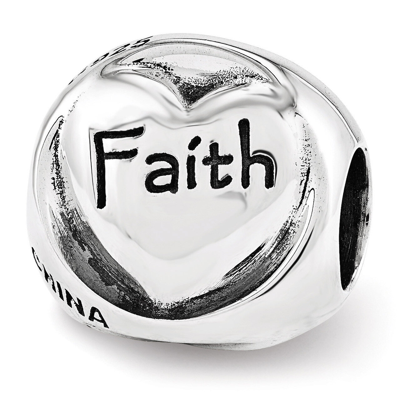 Faith Hope Love Trilogy Bead - Sterling Silver QRS3380, MPN: QRS3380, 886774613772