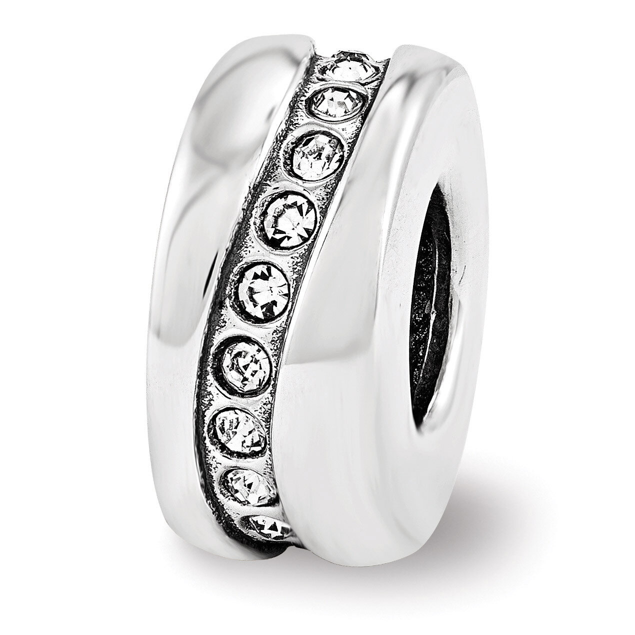 Swarovski Elements Meandering Bead - Sterling Silver QRS3400, MPN: QRS3400, 886774963426