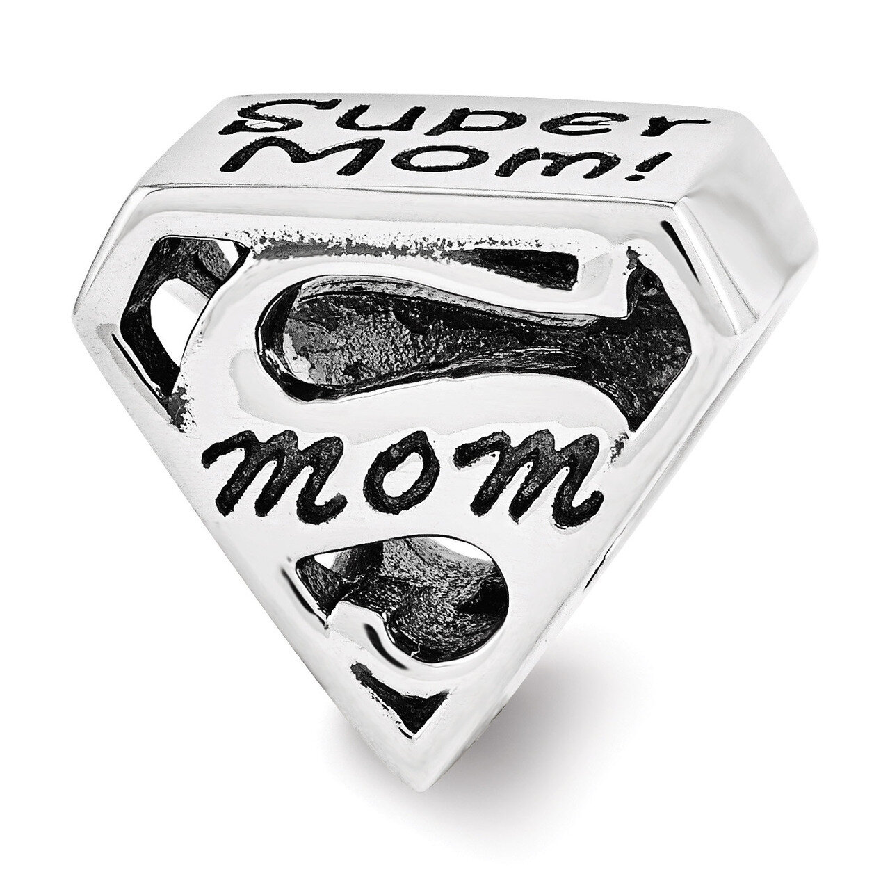 Super Mom Bead - Sterling Silver QRS3415