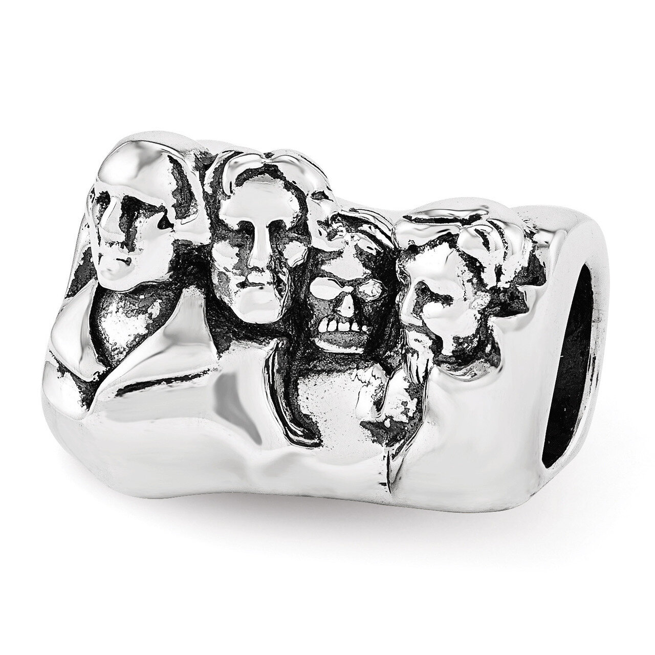 Mount Rushmore Bead - Sterling Silver QRS3428