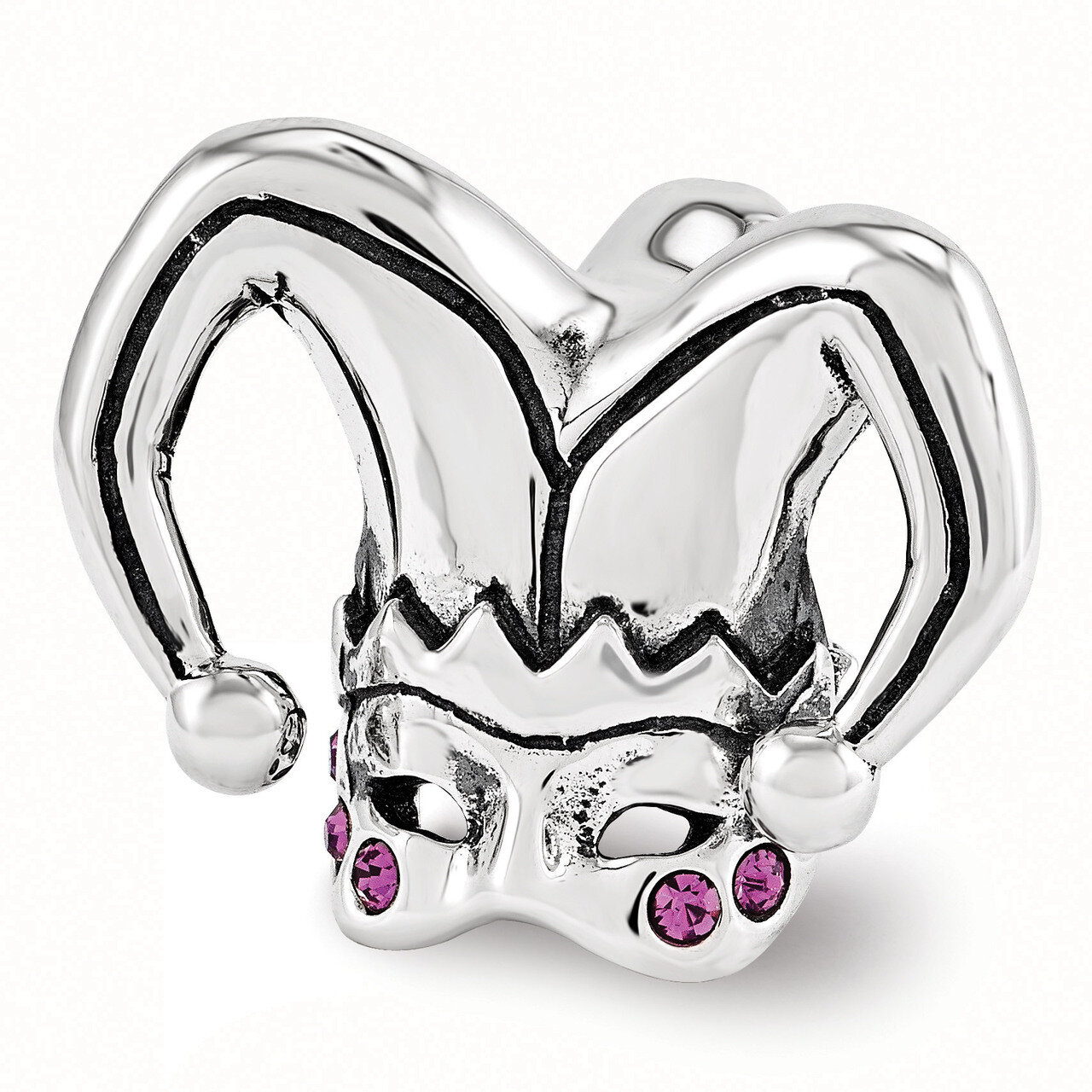 Swarovski Jester Mask Bead - Sterling Silver QRS3439, MPN: QRS3439, 886774964584