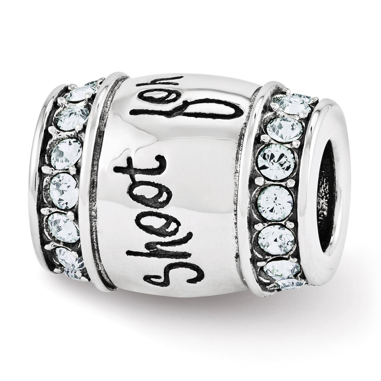 Swarovski Shoot For The Moon Bead - Sterling Silver QRS3445, MPN: QRS3445, 886774963723