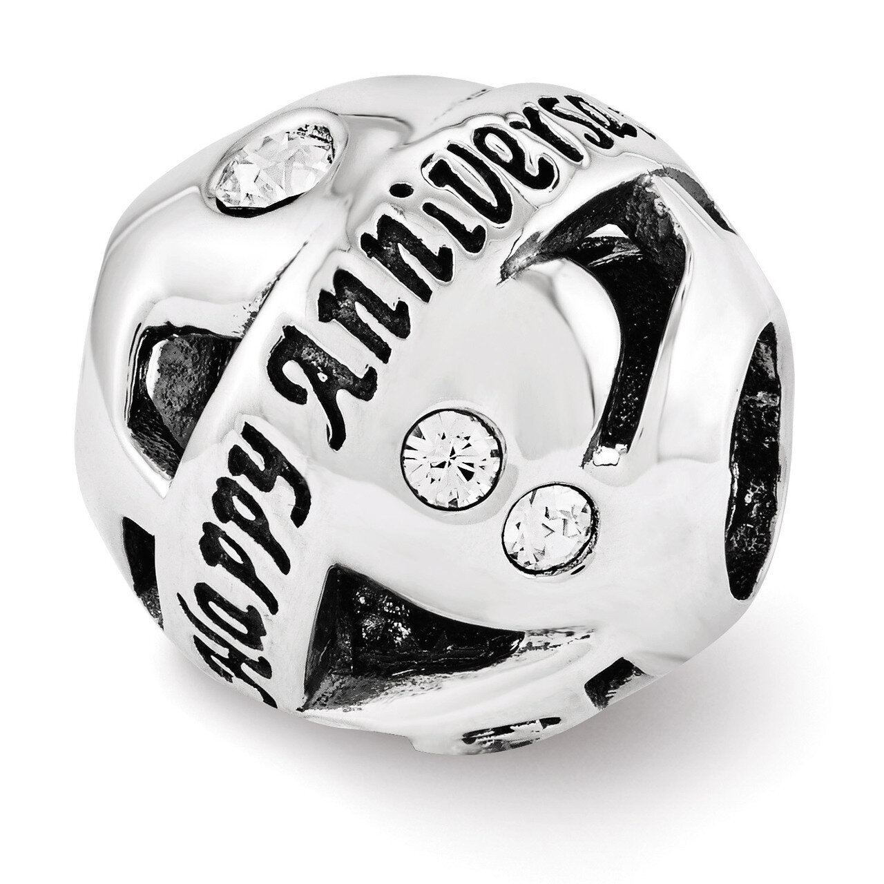 Swarovski Anniversary Collage Bead - Sterling Silver QRS3462, MPN: QRS3462, 886774964126