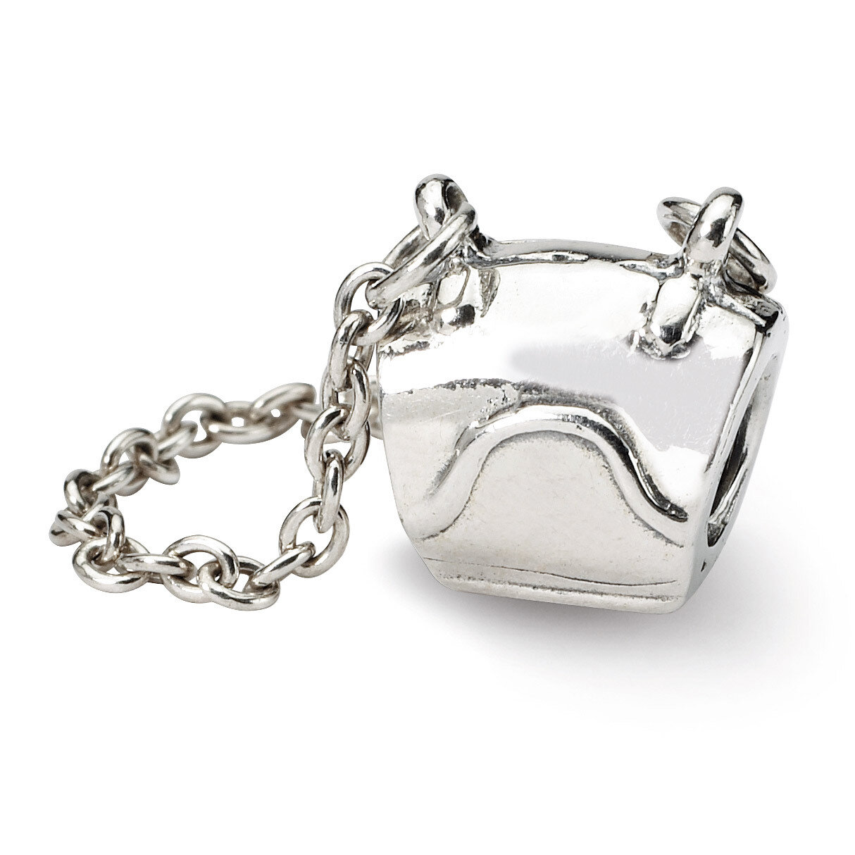 Handbag Bead - Sterling Silver QRS350