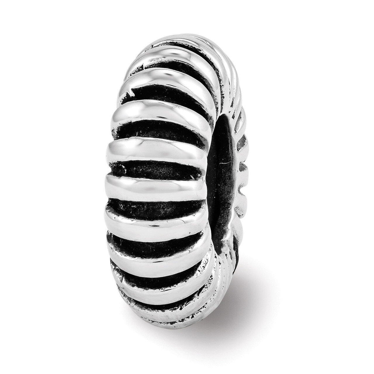 Rubber Spacer Bead - Sterling Silver QRS3548, MPN: QRS3548, 886774963280