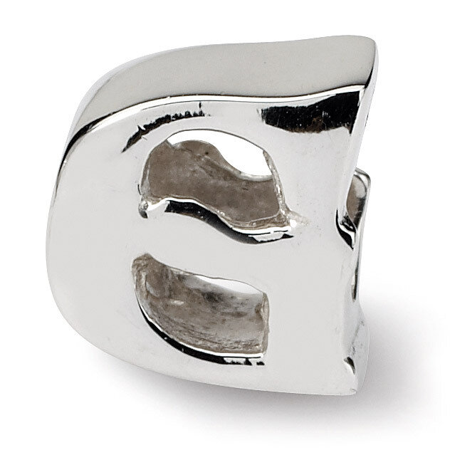 Letter G Bead - Sterling Silver QRS468G, MPN: QRS468G, 883957720838