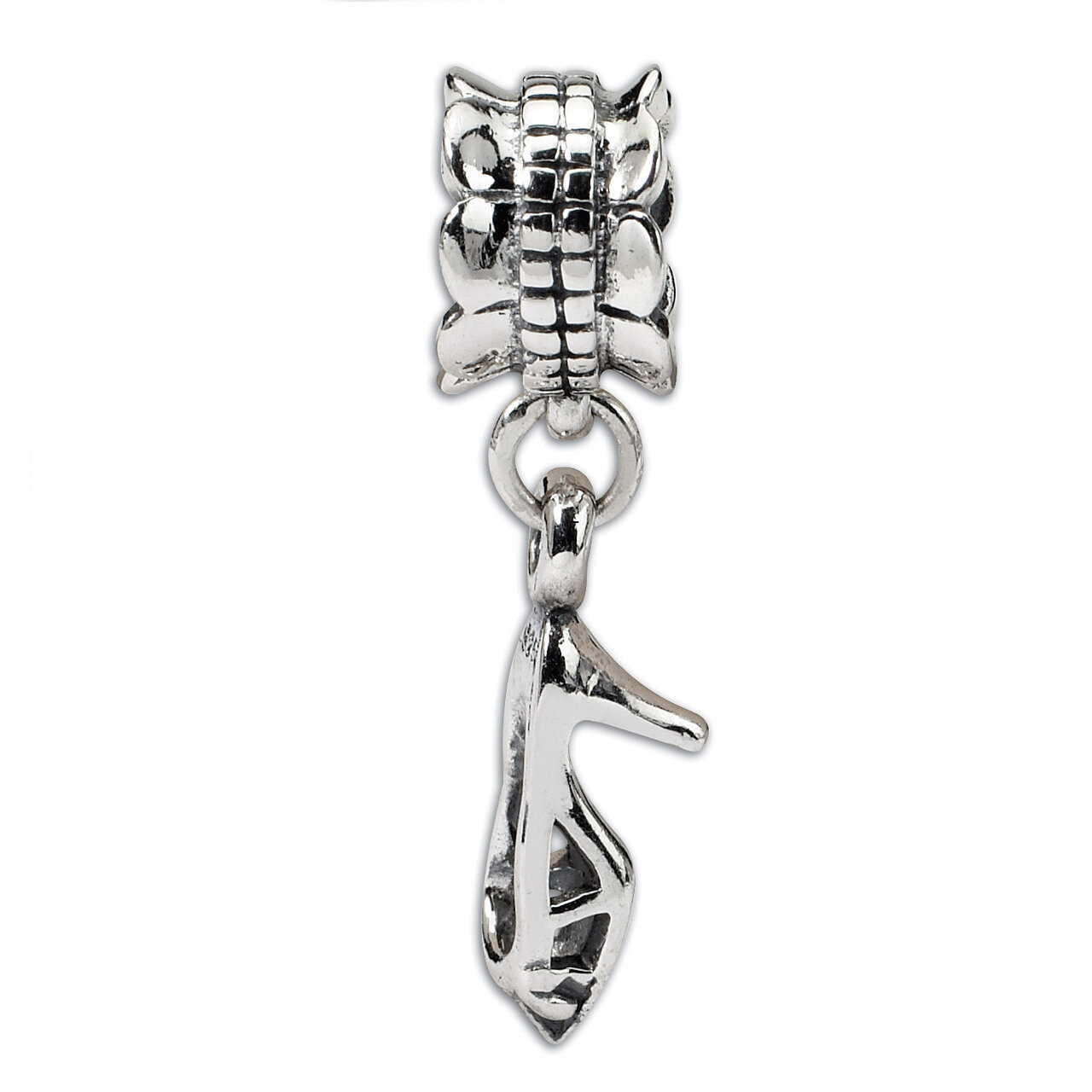 High Heel Shoe Dangle Bead - Sterling Silver QRS503, MPN: QRS503, 883957724157