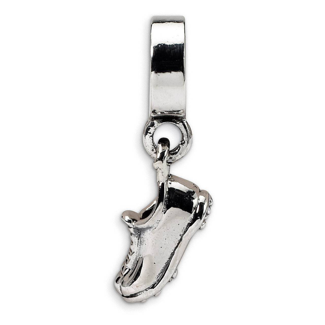 Sports Shoe Dangle Bead - Sterling Silver QRS509, MPN: QRS509, 883957724201