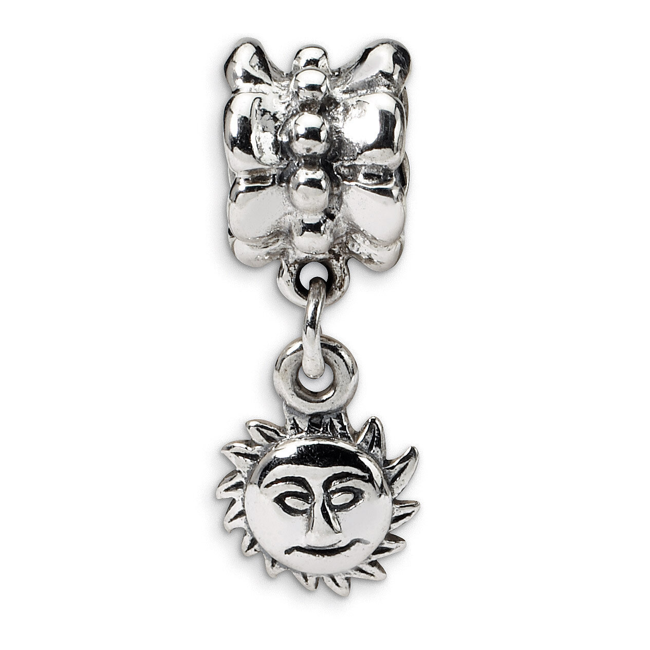 Sun Dangle Bead - Sterling Silver QRS510, MPN: QRS510, 883957724218