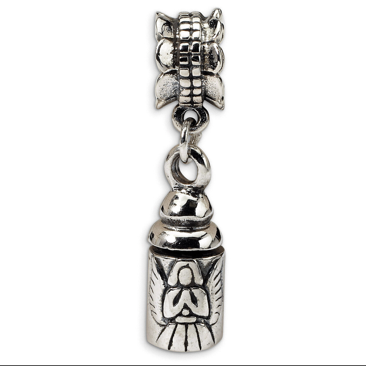 Angel Ash Dangle Bead - Sterling Silver QRS531