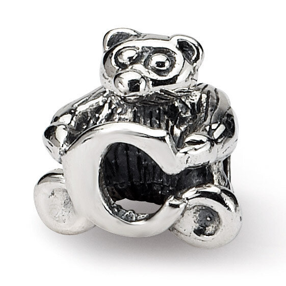 Letter C Bead - Sterling Silver QRS712C, MPN: QRS712C, 883957726687
