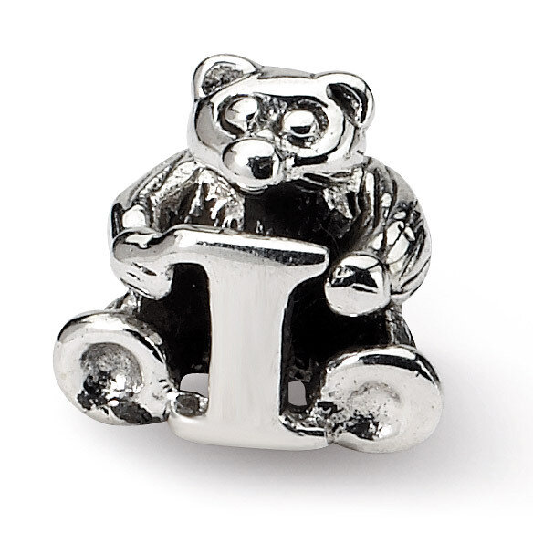 Letter I Bead - Sterling Silver QRS712I, MPN: QRS712I, 883957726748