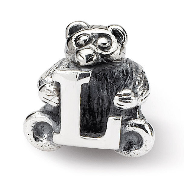 Letter L Bead - Sterling Silver QRS712L, MPN: QRS712L, 883957726779