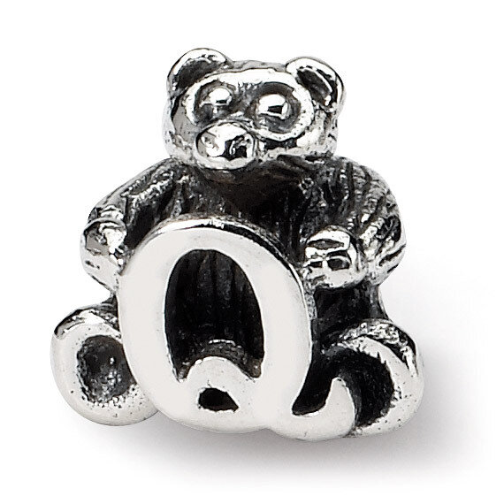 Letter Q Bead - Sterling Silver QRS712Q, MPN: QRS712Q, 883957726823