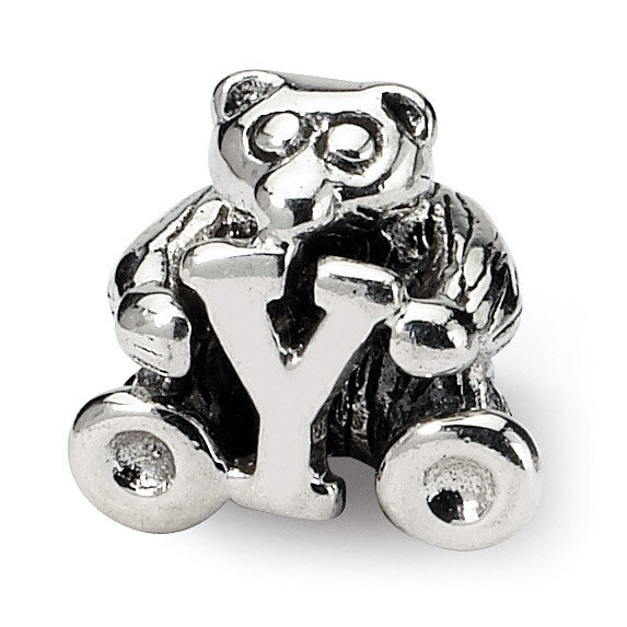 Letter Y Bead - Sterling Silver QRS712Y, MPN: QRS712Y, 883957726908