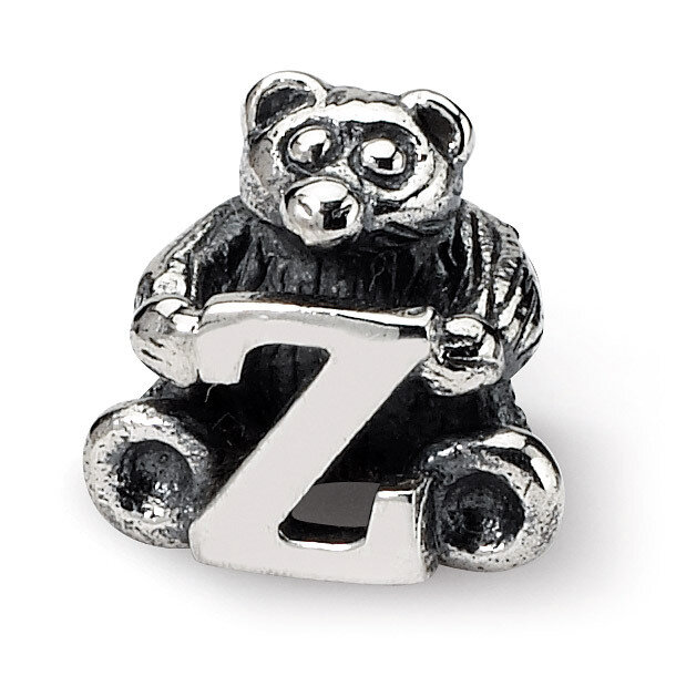 Letter Z Bead - Sterling Silver QRS712Z, MPN: QRS712Z, 883957726915