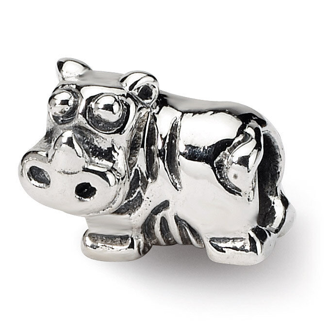 Hippo Bead - Sterling Silver QRS731