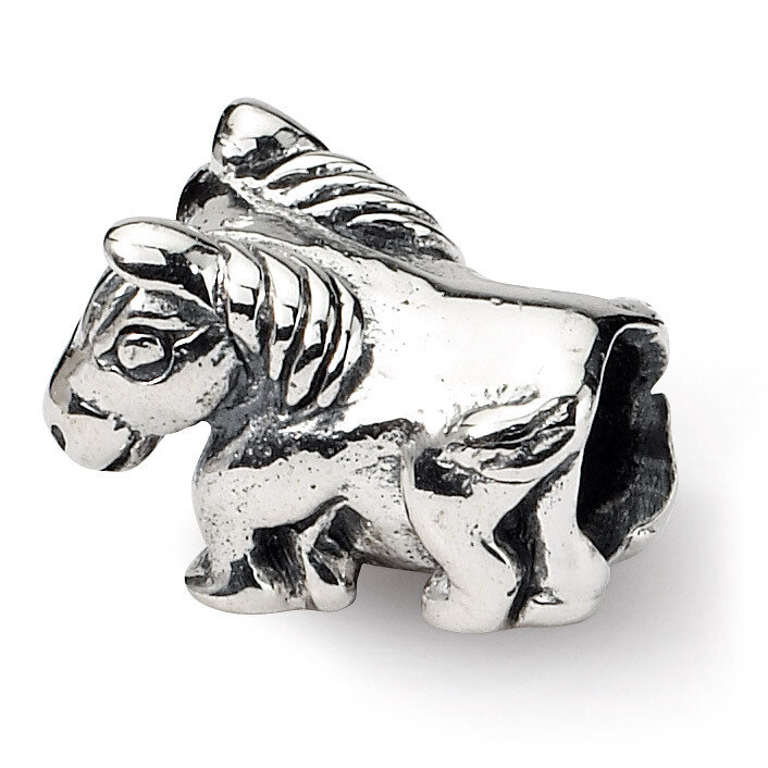 Horse Bead - Sterling Silver QRS736