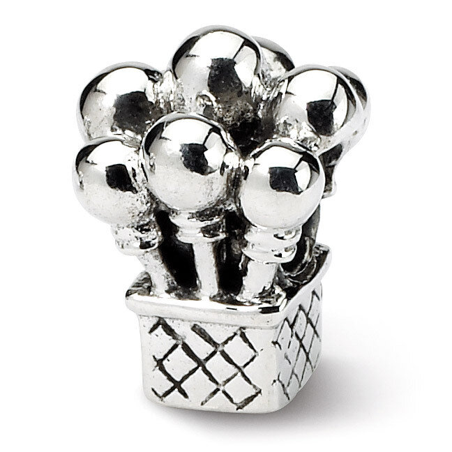 Balloons Bead - Sterling Silver QRS778, MPN: QRS778, 883957727844