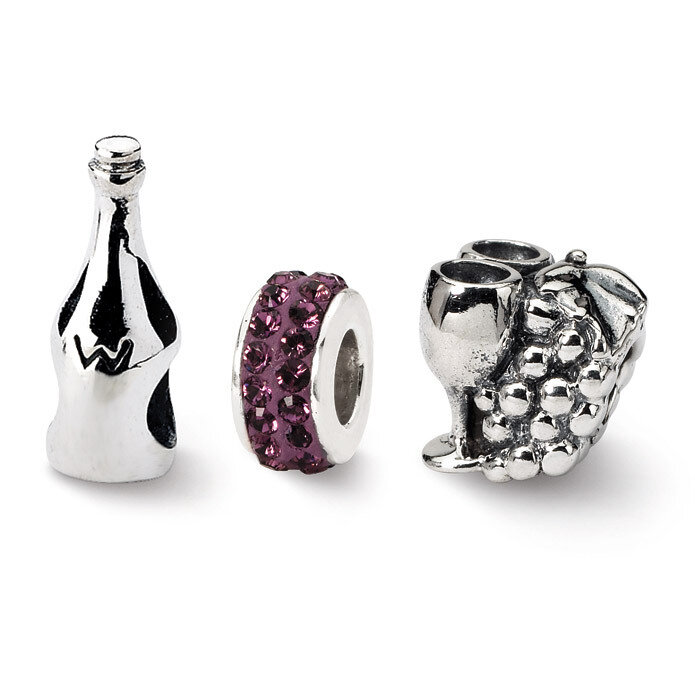 Wine Country Boxed Bead Set - Sterling Silver QRSET36, MPN: QRSET36, 886774990705