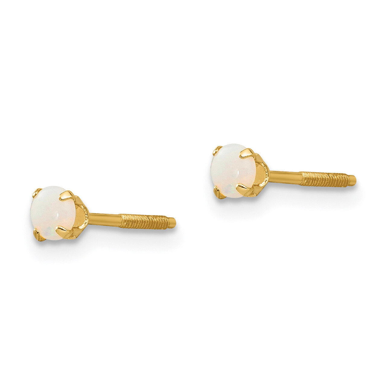 3mm Opal Earrings - 14k Gold GK121 by Madi K, MPN: GK121, 883957027227